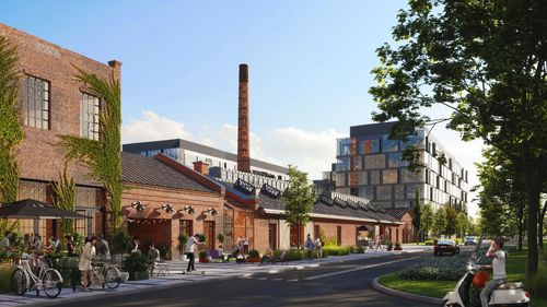 Drucianka Campus na Pradze-P&oacute;łnoc - powstająca inwestycja połączy rewitalizowane obiekty zabytkowe z nowoczesną architekturą